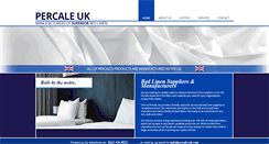 Desktop Screenshot of percale-uk.com